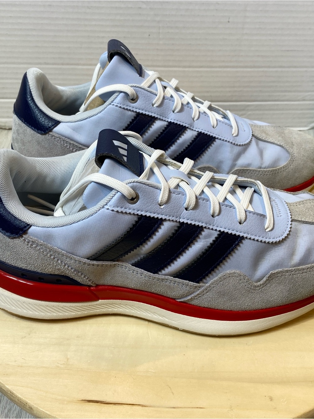 adidas SL 72 Retro Running Shoes Men’s Size 10.5 Blue White Red Casual Sneakers
